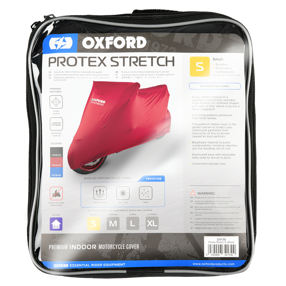 Oxford Protex Stretch Indoor Premium Stretch-Fit Cover Red