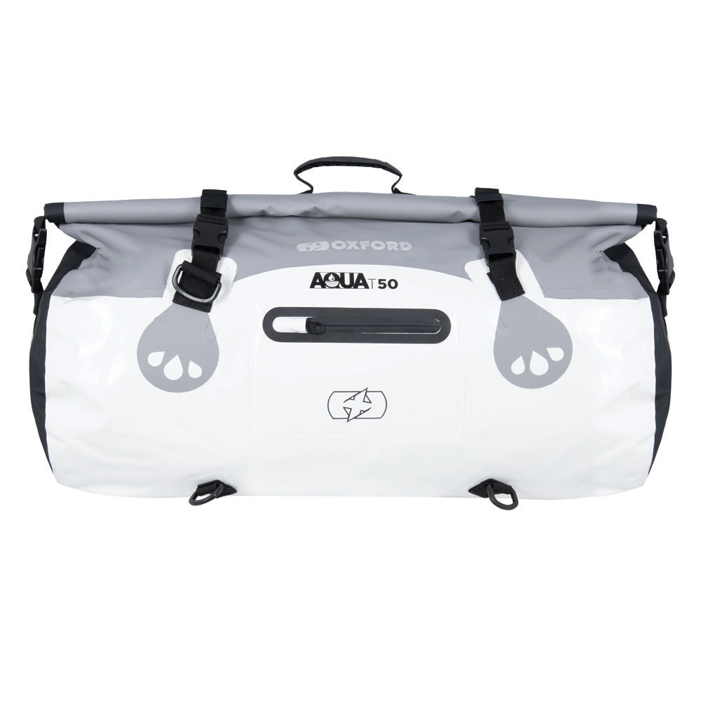 Oxford Aqua RB-50 Roll Bag │ │ Totalmente Impermeable Deportes Acuáticos/Blanco/Azul Marino │ │ 50 L