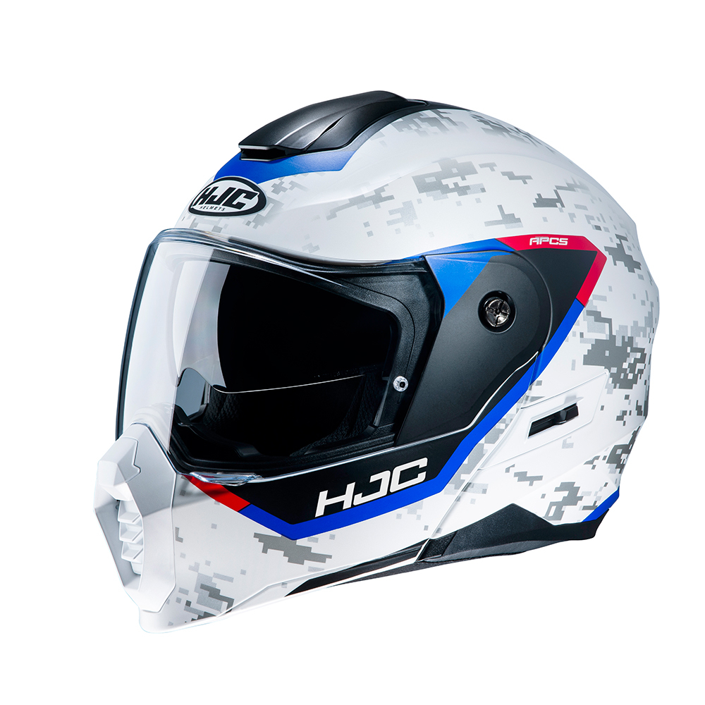 HJC C80 Bult MC21SF White Red Blue : Oxford Products