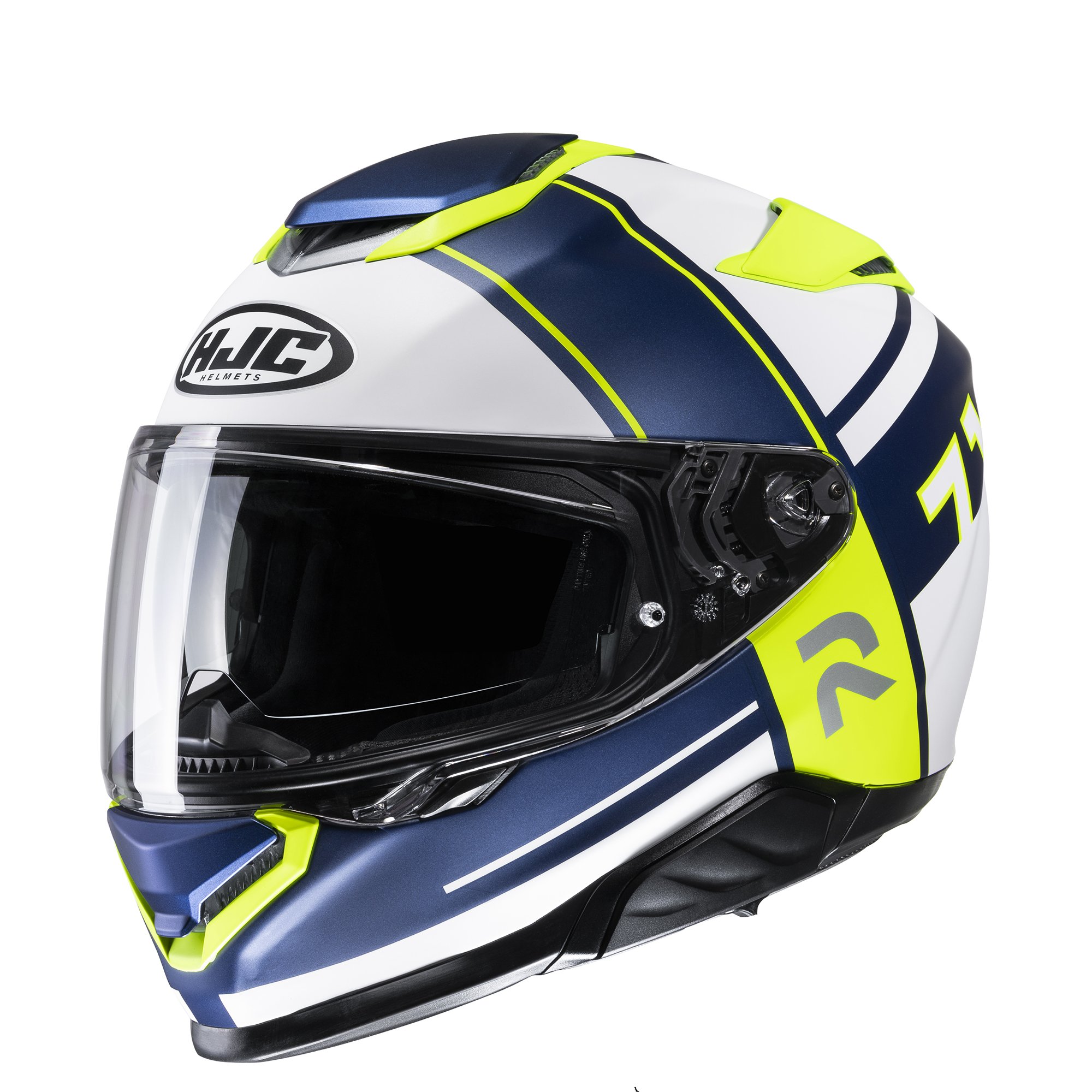 Hjc sales yellow helmet