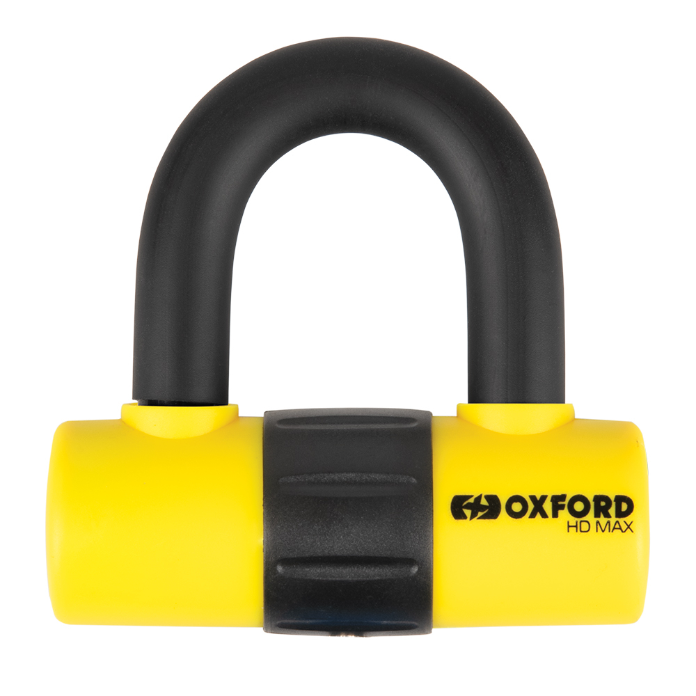 Oxford HD MAX Disc Lock 14mm Shackle Black Motorcycle Security Scooter LK310