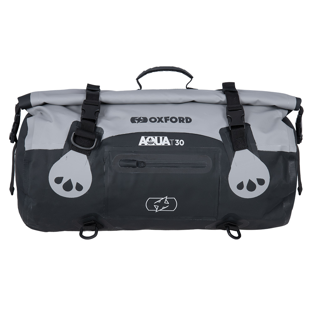 Oxford Aqua T-30 Waterproof Roll Top Bag OL481 Grey/Black 