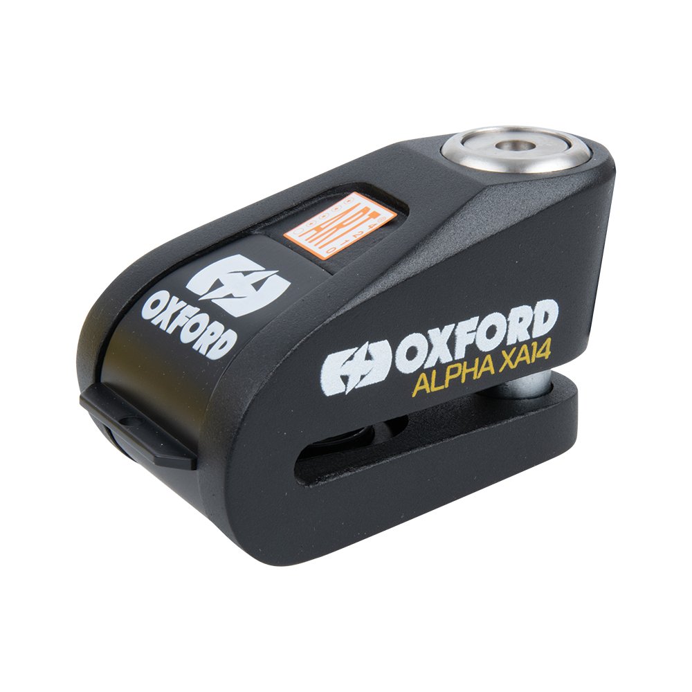Oxford Alpha XA14 Alarm Disc Lock Black Black Oxford Products
