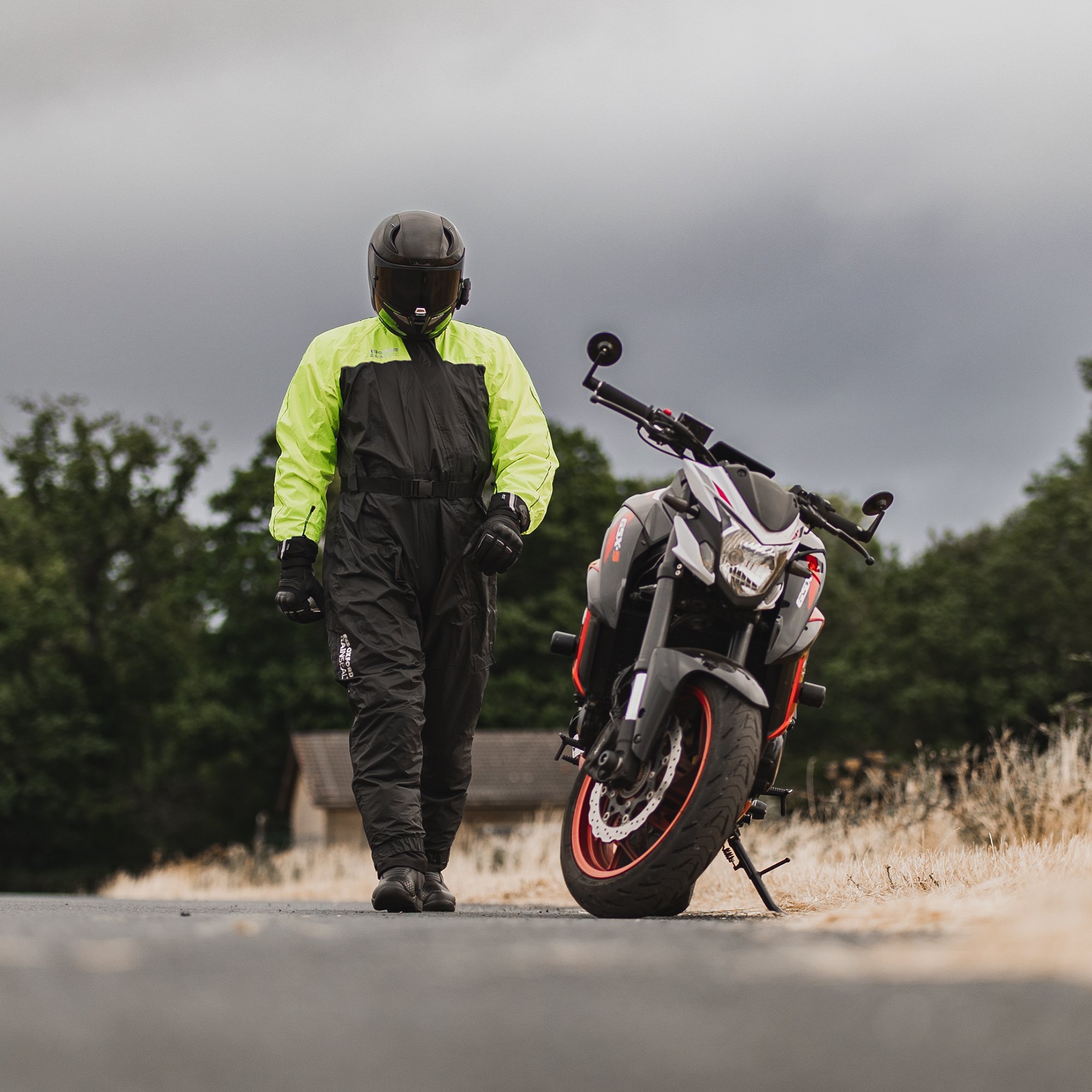 Motorcycle over suit deals