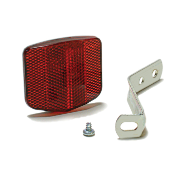 Oxford Motorcycle Bolt On Wingnut Reflectors 25mm Pair MOT Compliant Red OX104 T 