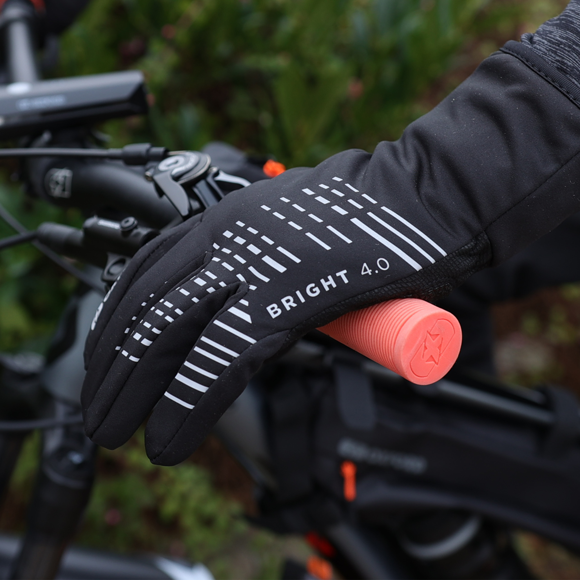 Bright cycling gloves sale