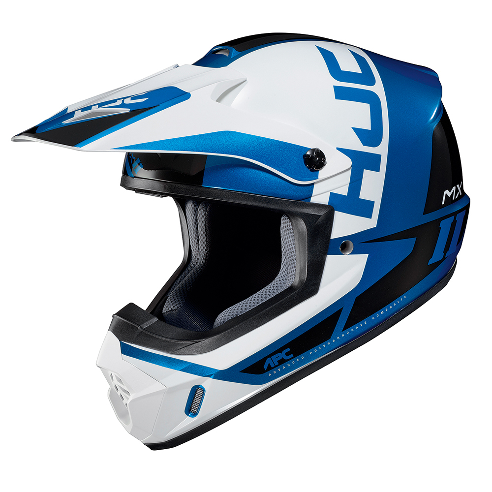 Casco Helm Casque Helmet OFF-ROAD Cross HJC CS-MX II 2 MADAX MC53SF Taglia M 