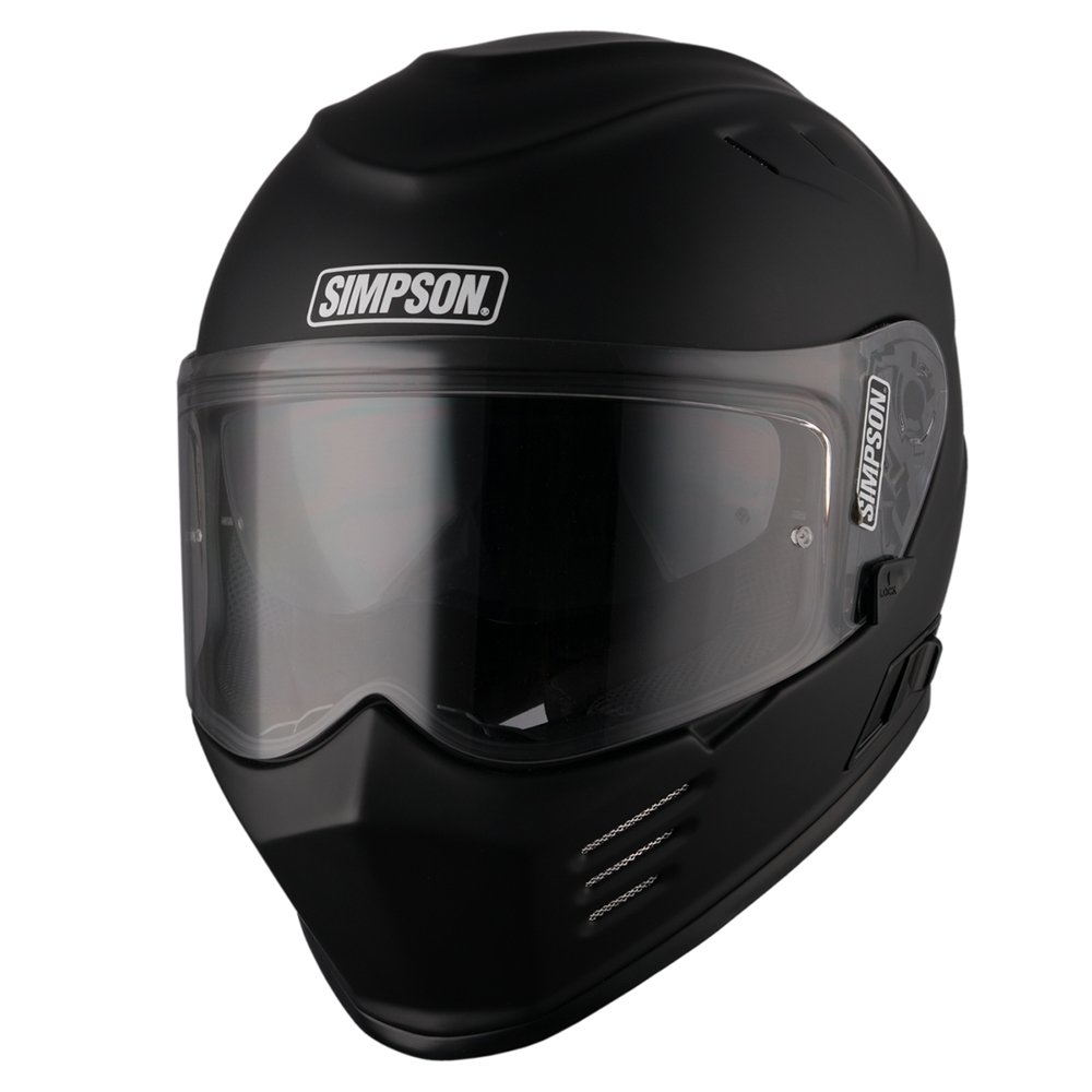Simpson Venom Solid ECE 22.06 Matt Black Oxford Products