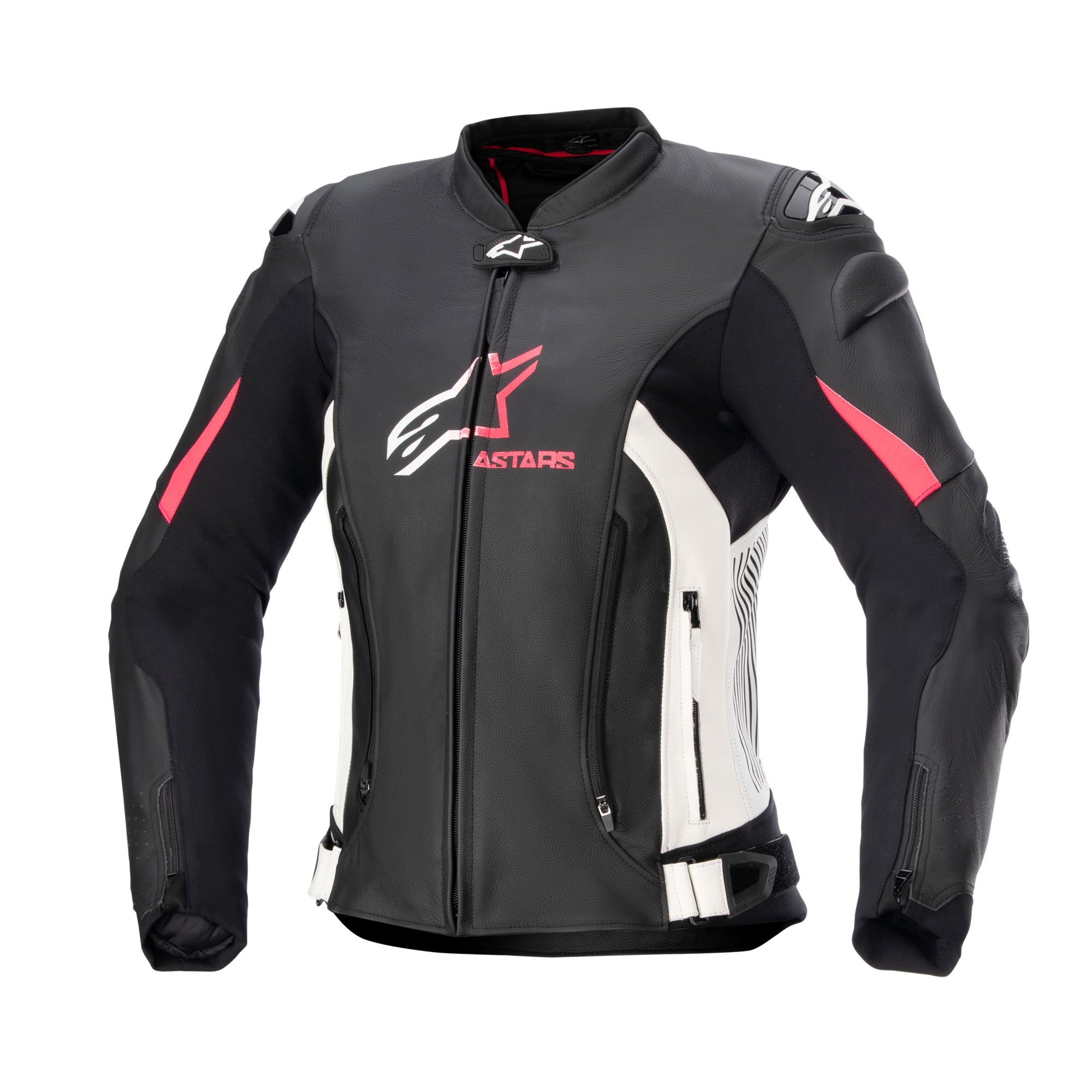 Alpinestars Stella Gp Plus V4 Leather Jkt Black W Diva Pink Oxford Products