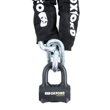 LK391 Oxford Motorcycle Security Universal Pocket Lock Black 