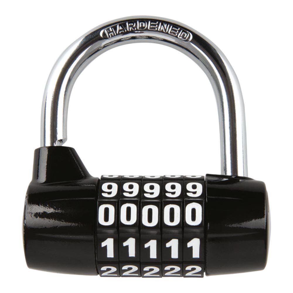 Oxford 5-digit combination padlock : Oxford Products