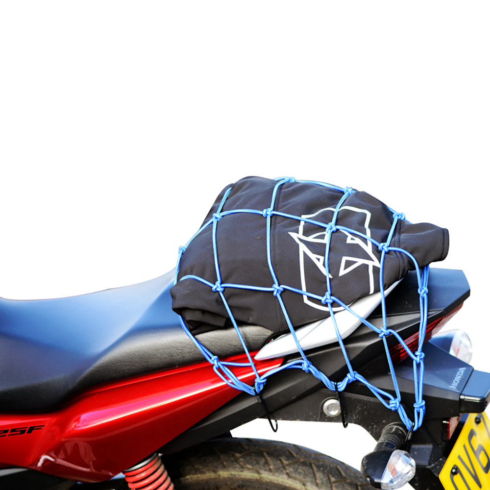 Oxford Motorcycle Bike Cargo Net Essential Elasticated Luggage Net Red New