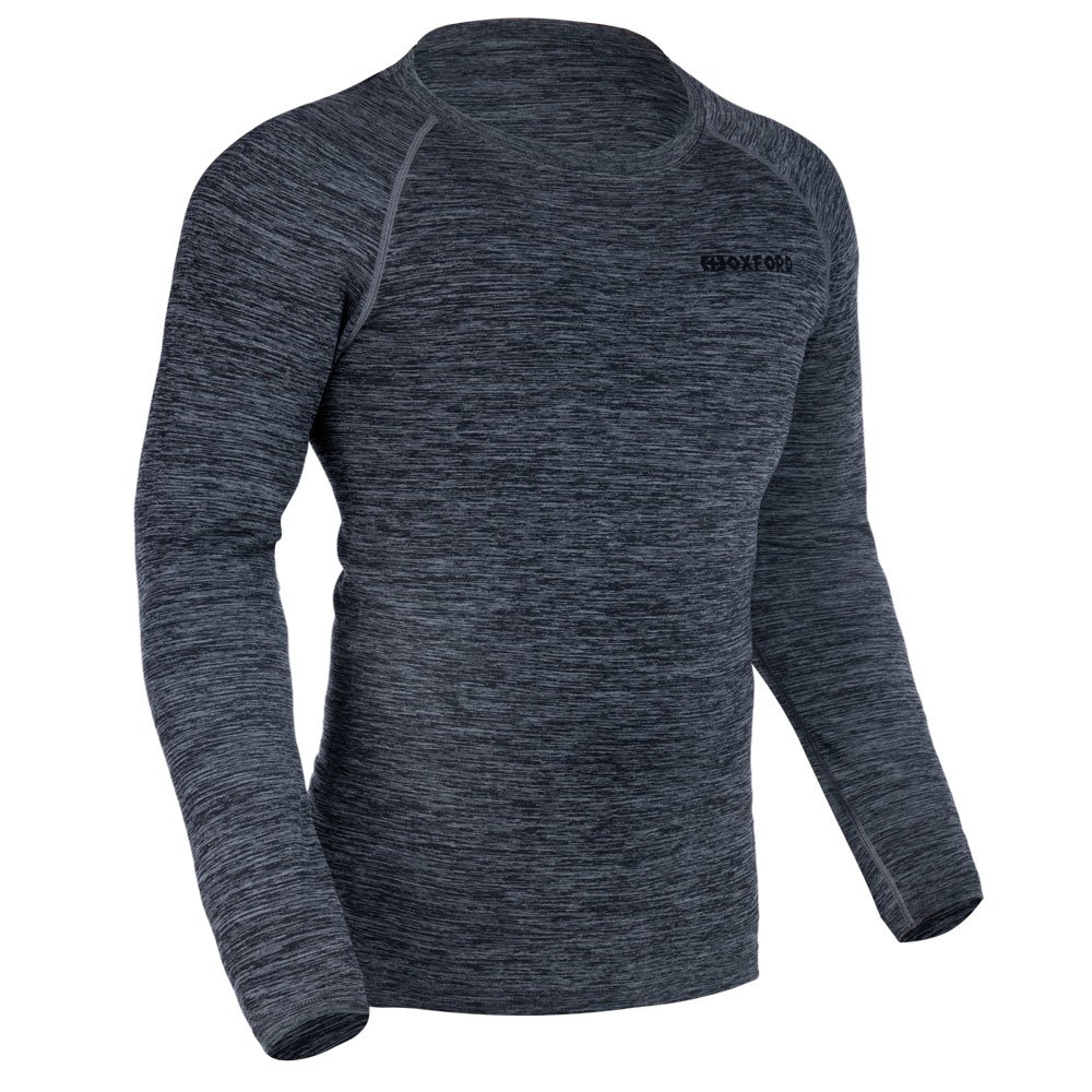 Oxford Advanced Base Layer MS Top Charcoal Marl : Oxford Products