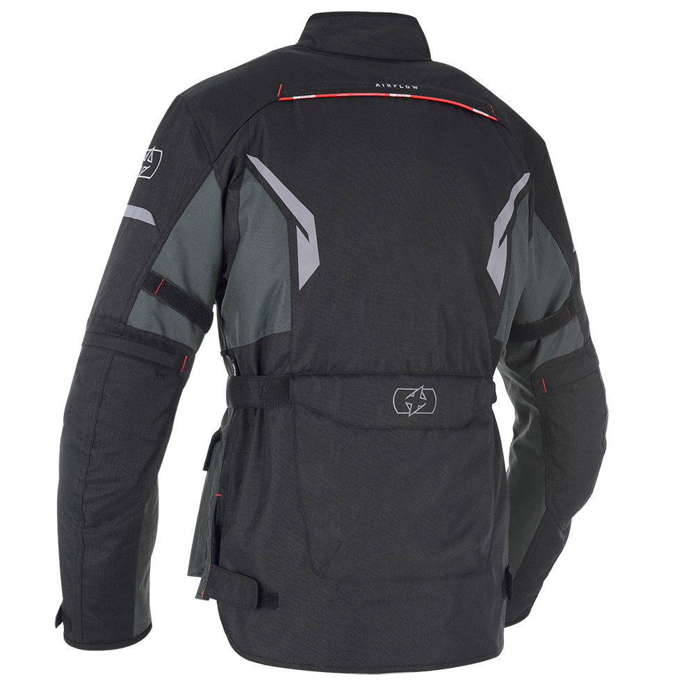 Tech Grey 2XL Oxford Quebec 1.0 Mens Textile Waterproof Motorcycle Jacket 
