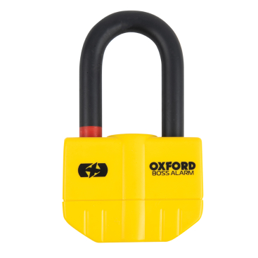 amarillo/negro Moto De Seguridad Oxford Lock disco de Alarma de Cuarzo de XA6 6mm Pin 