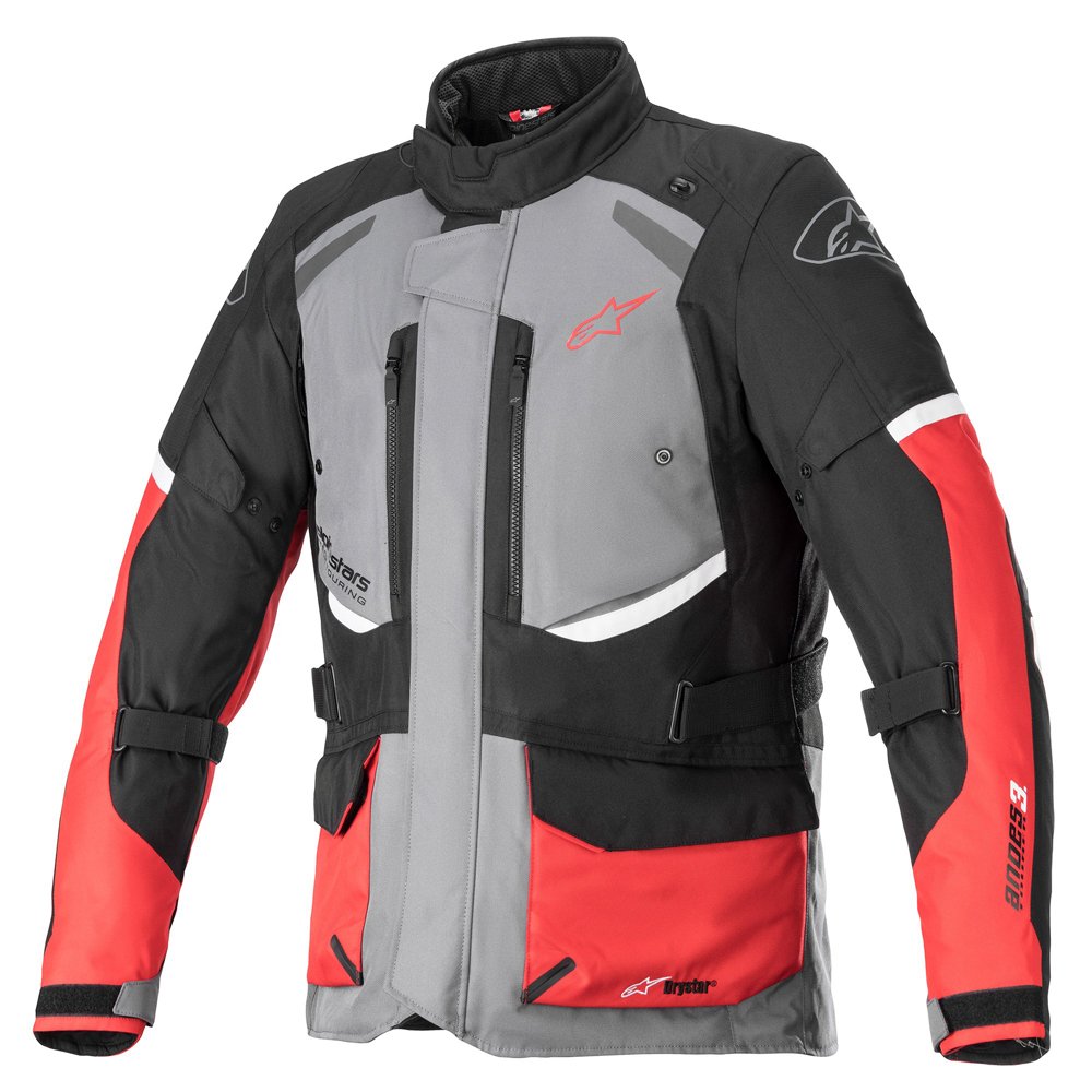 Alpinestars Andes V3 Drystar Jkt Dark Grey Blk Bright Red Oxford