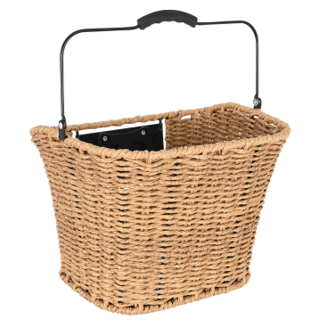 Oxford Junior Girls Bicycle/Bike Woven Plastic Basket & Straps│Lilac│BK140L 