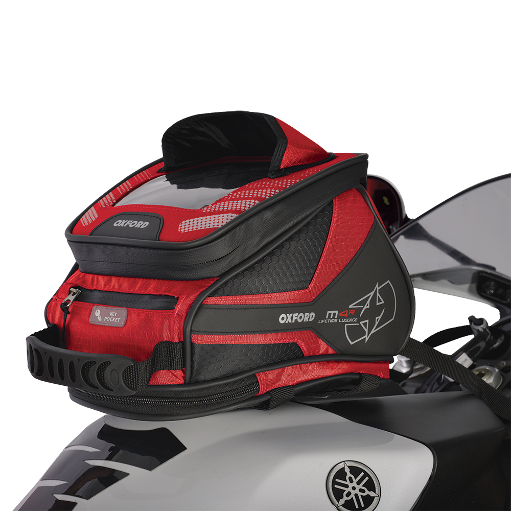 Oxford Tailpack Motorcycle M4R Tank N Tailer Motorbike Lightweight tank bag lifetime luggage Red 