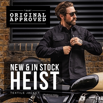 NEW from Oxford: Heist textile jacket - in stock now!