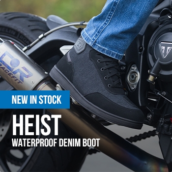 New from Oxford: Heist waterproof denim boot - in stock now!