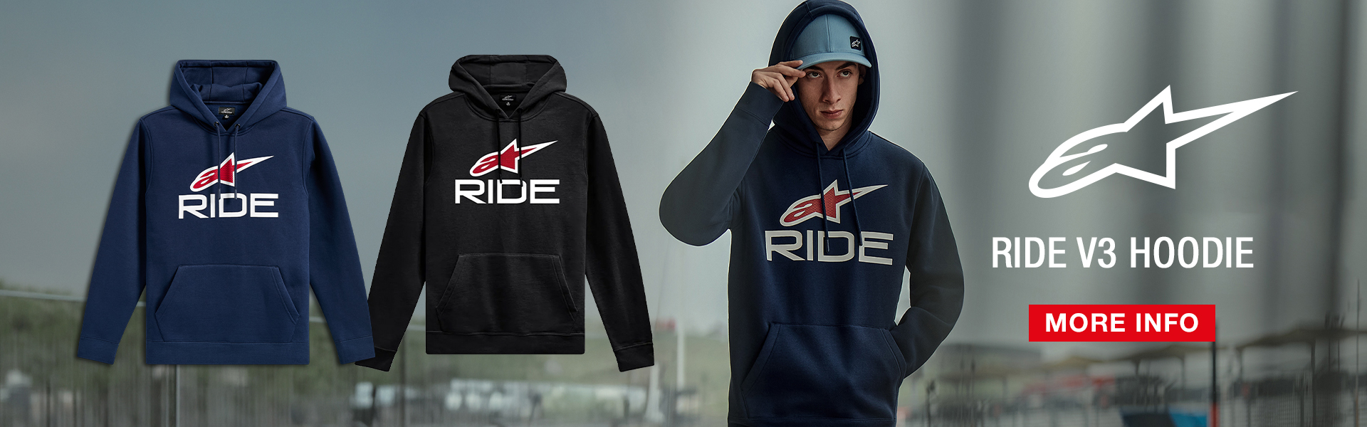NEW from Alpinestars: Ride V3 Hoodie!