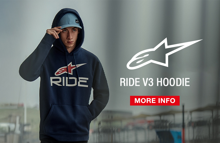 NEW from Alpinestars: Ride V3 Hoodie!