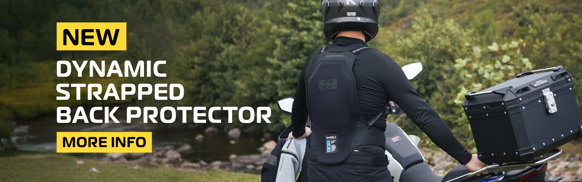 Dynamic Strapped Back Protector - in stock now!