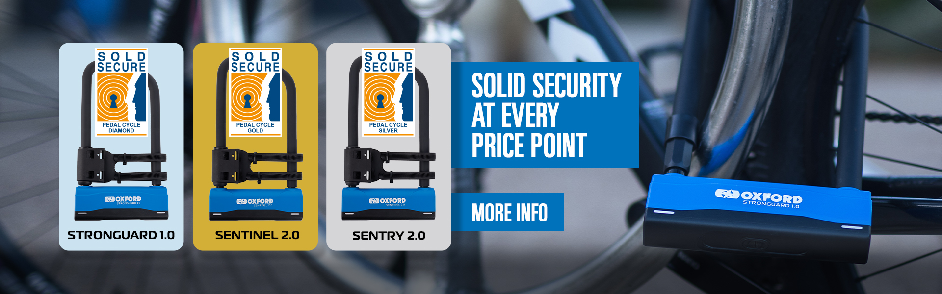 NEW from Oxford: New and improved Shackle Locks!