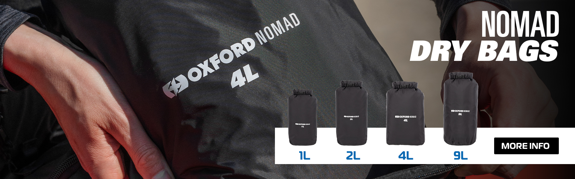 NEW from Oxford: NOMAD Dry Bags - in stock now!