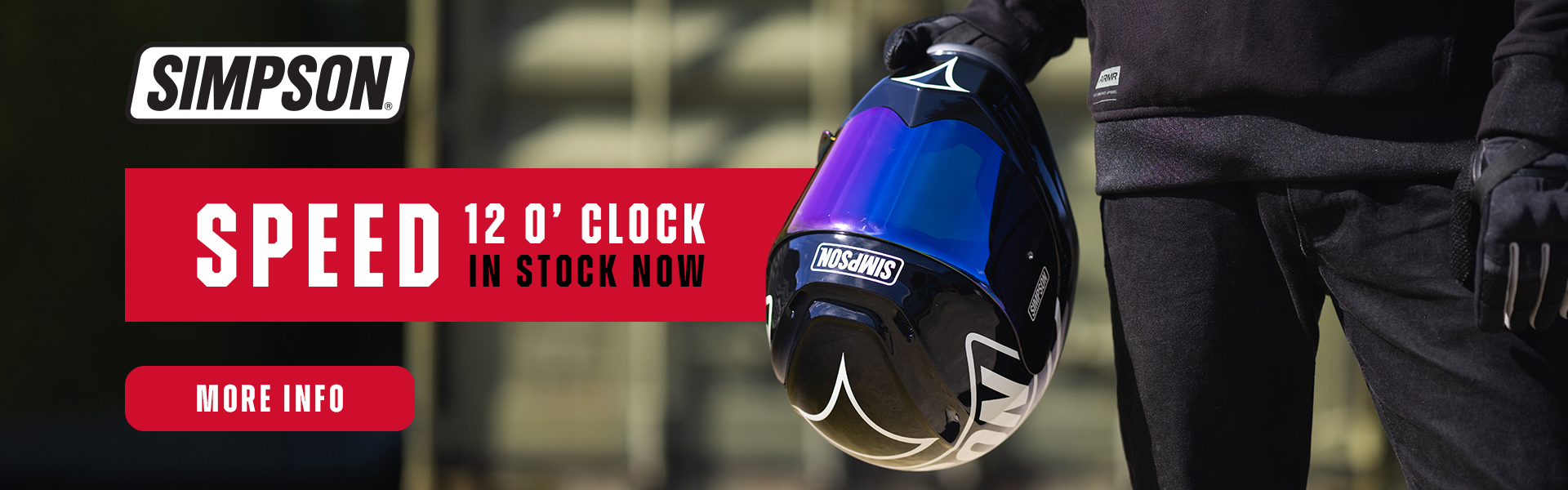 NEW Simpson Speed 12 o'clock - in stock now!