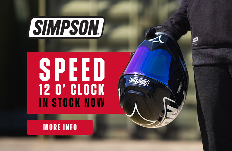 NEW Simpson Speed 12 o'clock - in stock now!