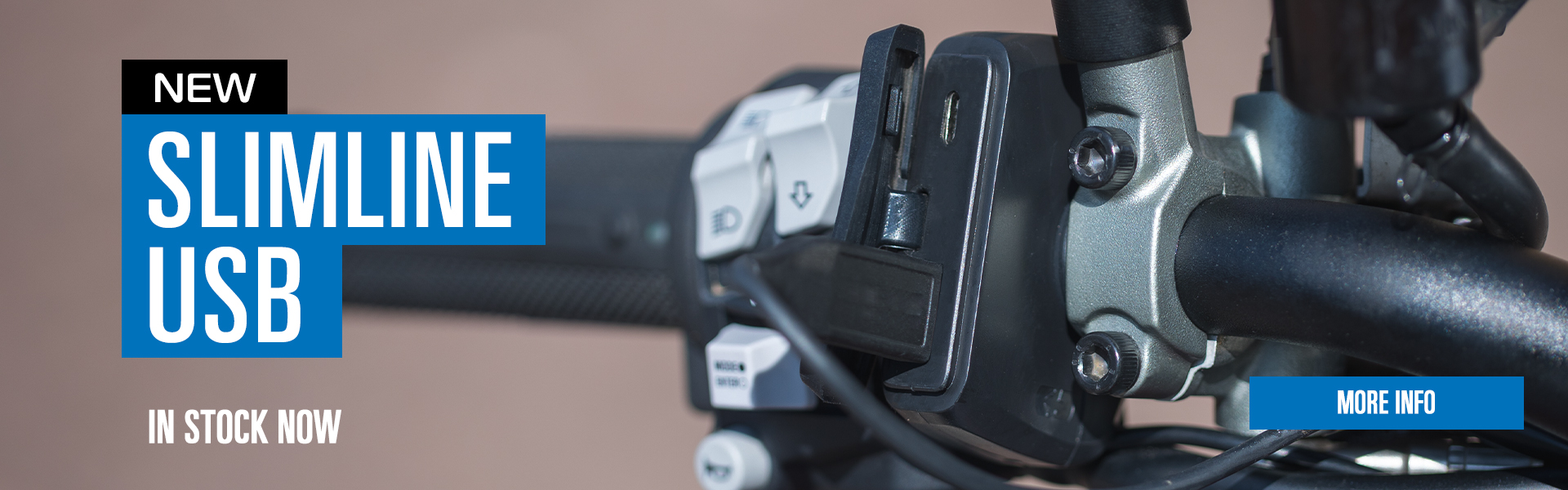 NEW from Oxford: Slimline USB handlebar mount!